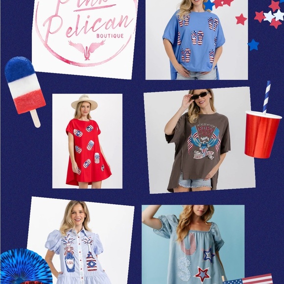 Patriotic Graphic T-Shirts and Dresses